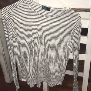 Stripped black and white Gap long sleeve